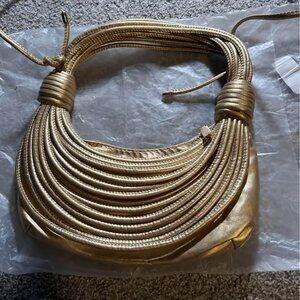 knotted woven tote bag handbag for women Woven Handbag Purse